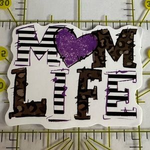 •Brand New• Mom Life Aesthetic Waterproof Sticker
